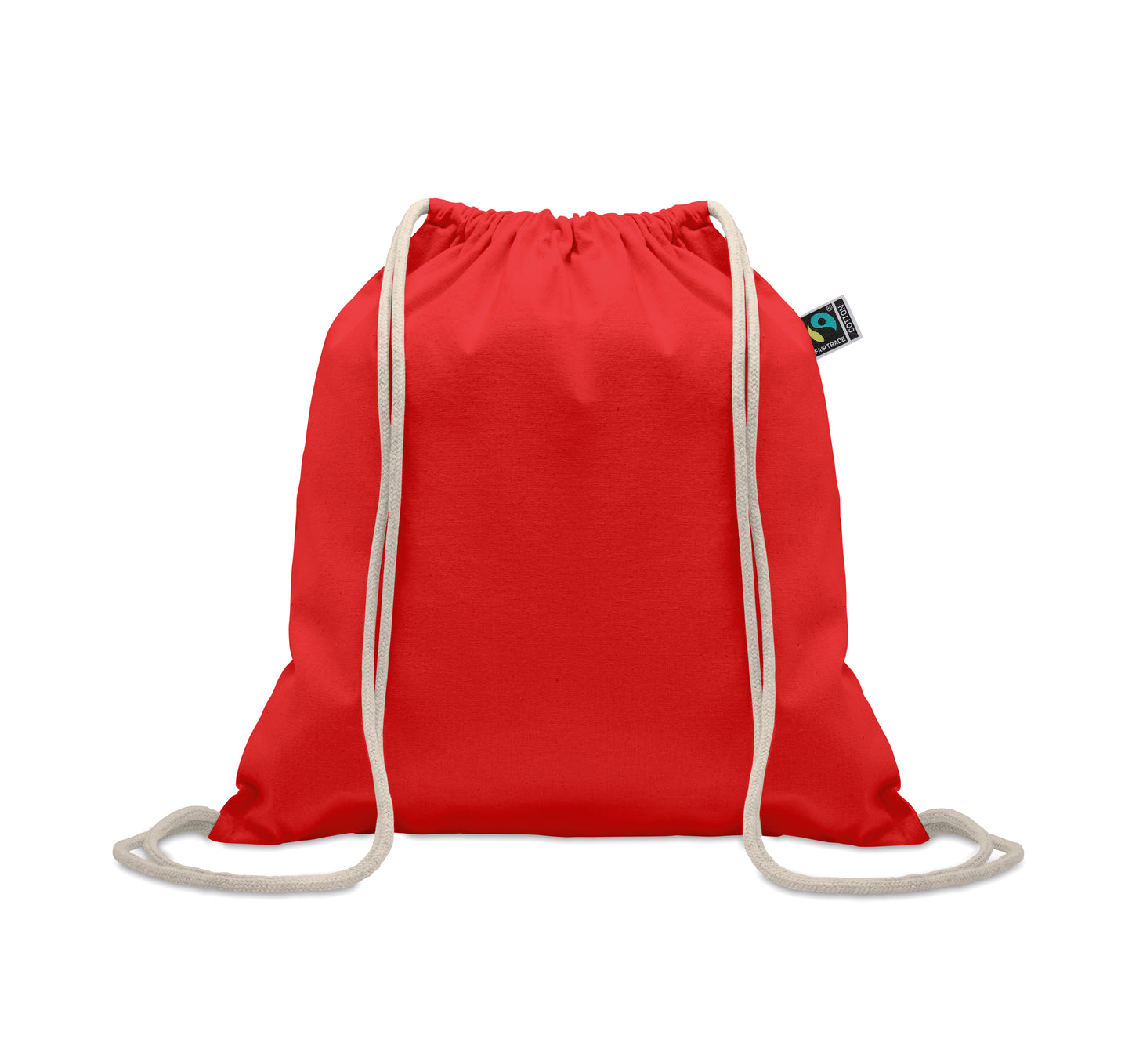 Beutel mit Kordelzug aus Fairtrade-Baumwolle 180 g/m².