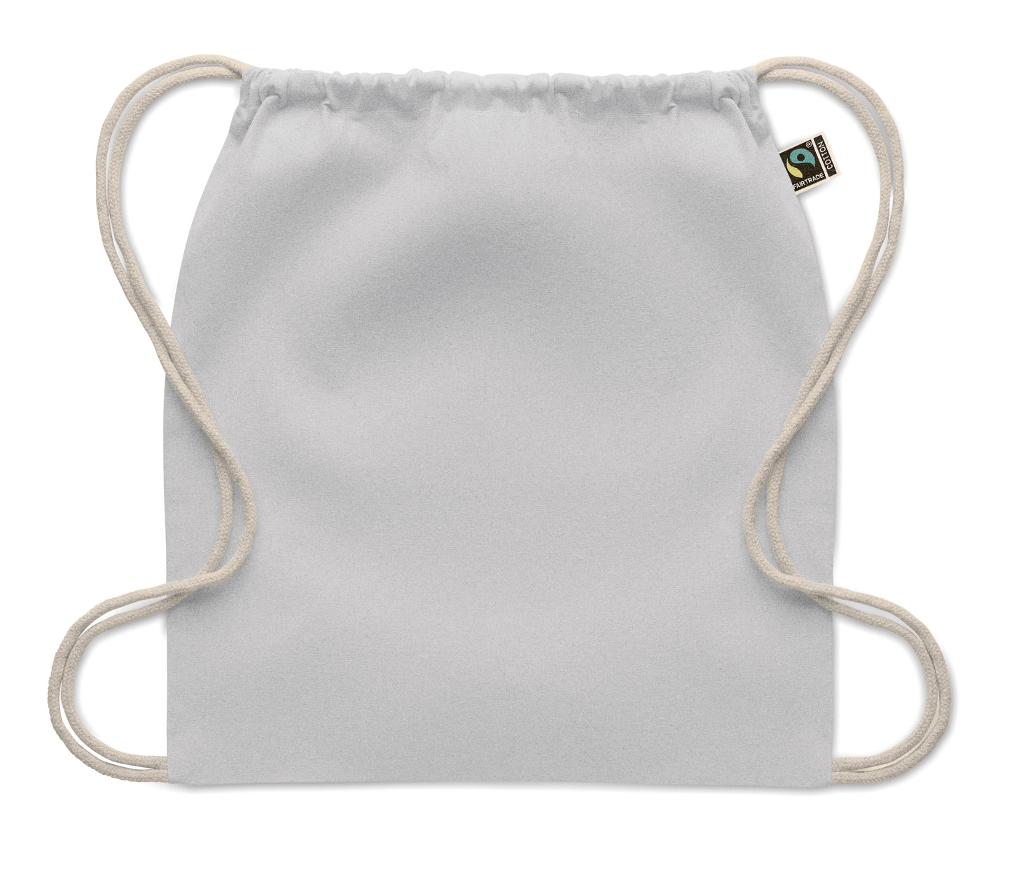 Beutel mit Kordelzug aus Fairtrade-Baumwolle 180 g/m².
