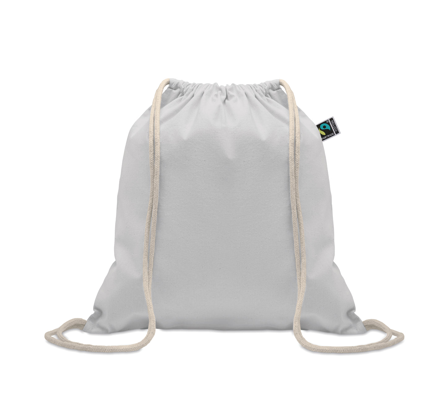Beutel mit Kordelzug aus Fairtrade-Baumwolle 180 g/m².