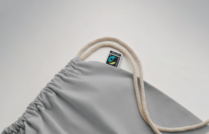 Beutel mit Kordelzug aus Fairtrade-Baumwolle 180 g/m².
