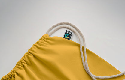 Beutel mit Kordelzug aus Fairtrade-Baumwolle 180 g/m².