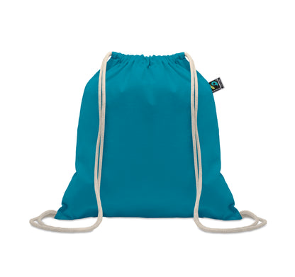 Beutel mit Kordelzug aus Fairtrade-Baumwolle 180 g/m².