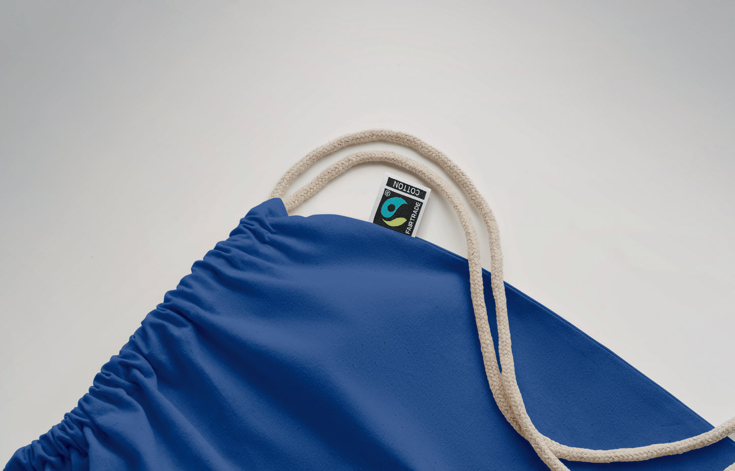 Beutel mit Kordelzug aus Fairtrade-Baumwolle 180 g/m².