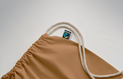 Beutel mit Kordelzug aus Fairtrade-Baumwolle 180 g/m².