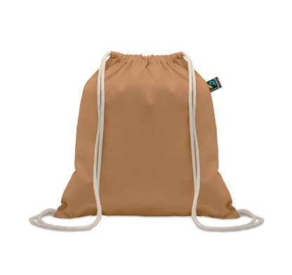 Beutel mit Kordelzug aus Fairtrade-Baumwolle 180 g/m².