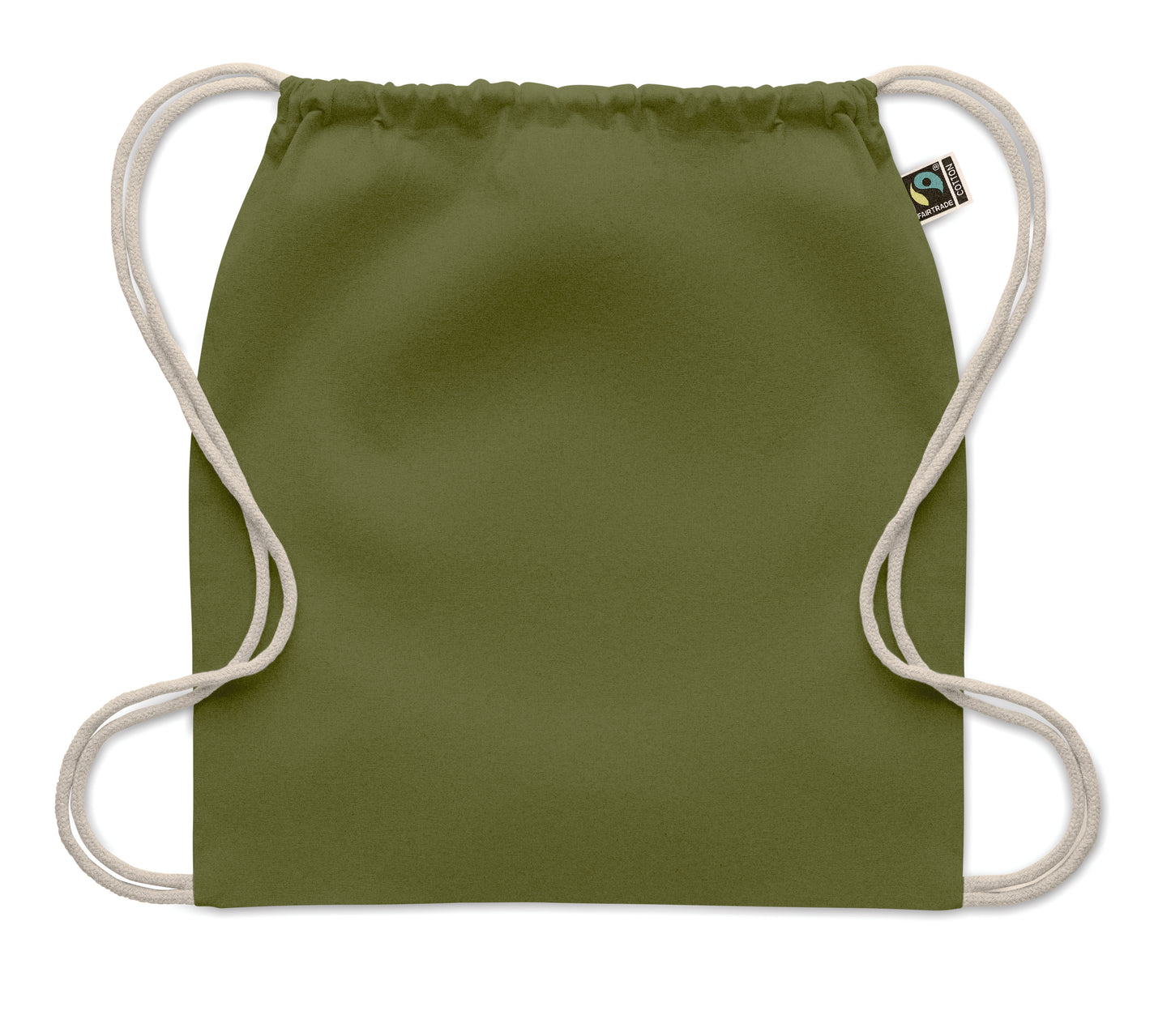 Beutel mit Kordelzug aus Fairtrade-Baumwolle 180 g/m².