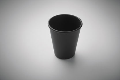 Wiederverwendbarer einwandiger Becher aus PLA-Mais. Füllmenge: 200ml. Da der einwandige Becher die