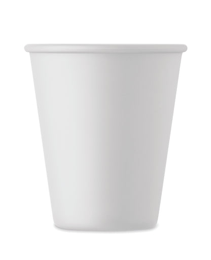 Wiederverwendbarer einwandiger Becher aus PLA-Mais. Füllmenge: 200ml. Da der einwandige Becher die