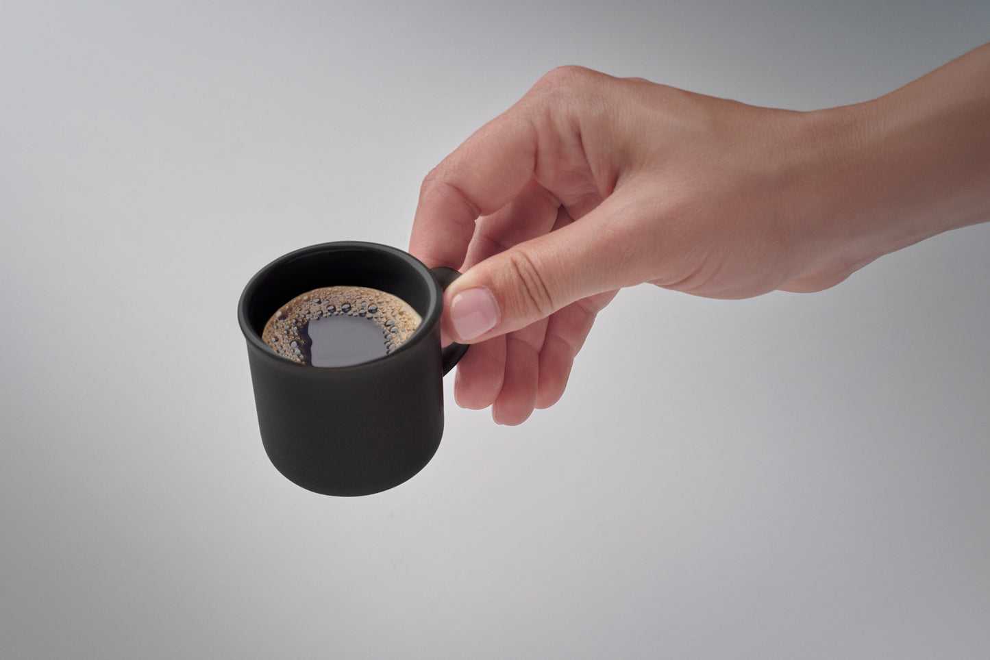 Espresso Tasse aus Keramik. Füllmenge: 40 ml. Einzeln verpackt in weißer Schachtel.
