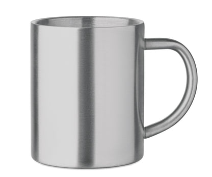 Doppelwandiger Becher aus recyceltem Edelstahl (90 % recycelter Edelstahl und 10 %