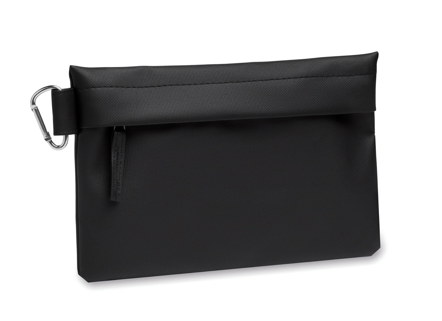 Tragbarer Organizer/Hülle aus PU-beschichtetem 600D RPET-Polyester mit Reißverschluss.