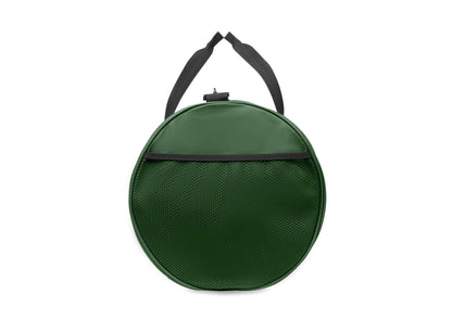 Sport- oder Reisetasche aus 600D RPET Polyester mit PU-Beschichtung. Fronttasche mit Reißverschluss.
