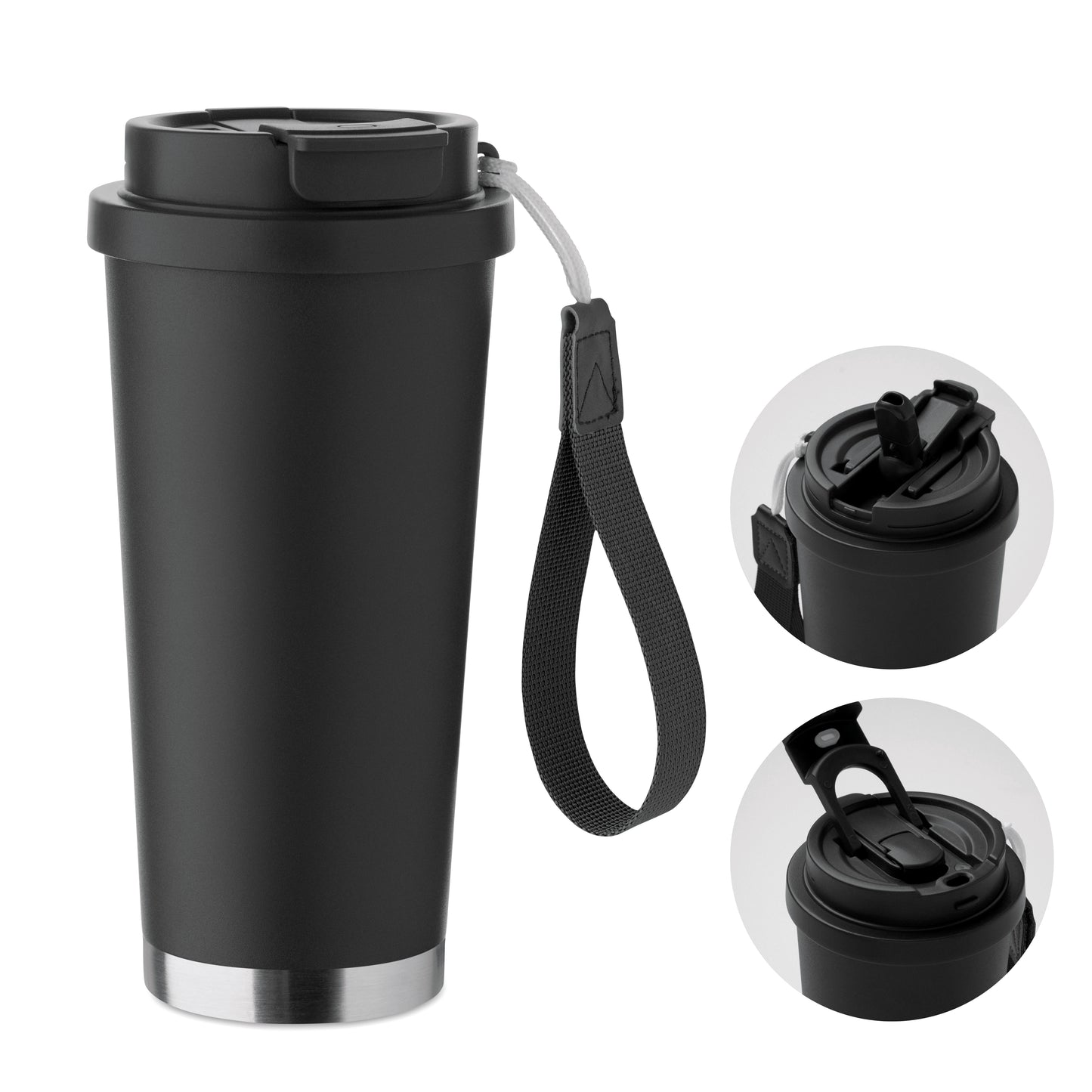 Doppelwandiger Becher aus recyceltem Edelstahl (90% recycelter Edelstahl und 10% Edelstahl). 2