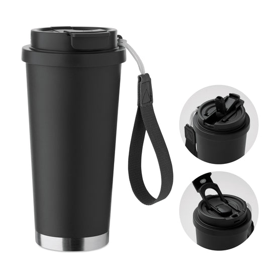 Doppelwandiger Becher aus recyceltem Edelstahl (90% recycelter Edelstahl und 10% Edelstahl). 2