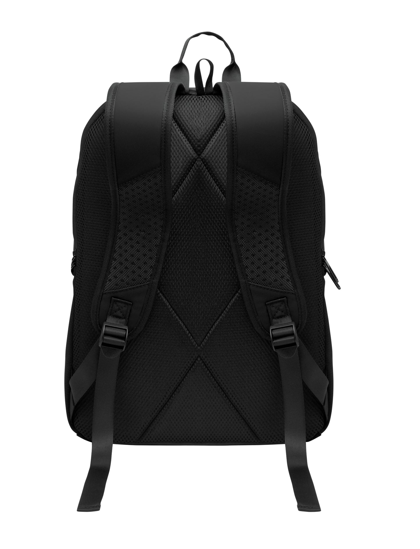 15'' Laptop-Rucksack aus softem PU mit gepolstertem Rücken und verstecktem Hauptfach mit