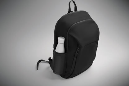 15'' Laptop-Rucksack aus softem PU mit gepolstertem Rücken und verstecktem Hauptfach mit