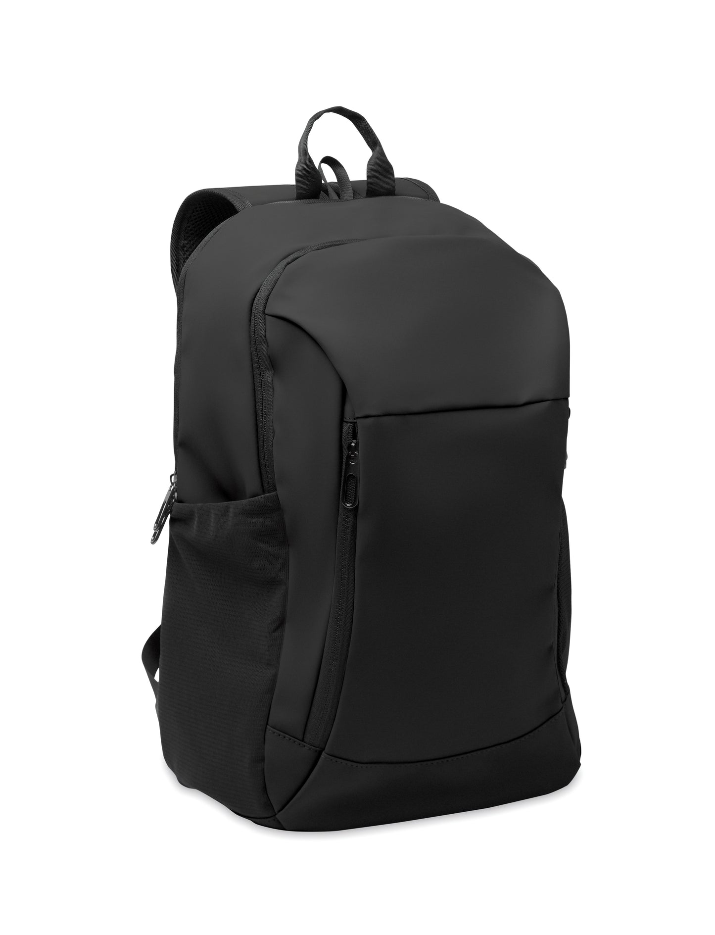 15'' Laptop-Rucksack aus softem PU mit gepolstertem Rücken und verstecktem Hauptfach mit