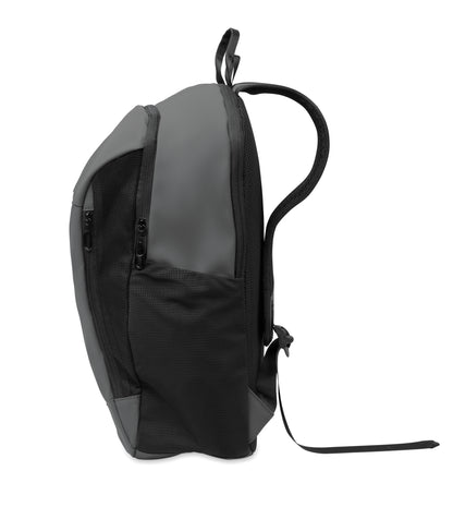 15'' Laptop-Rucksack aus softem PU mit gepolstertem Rücken und verstecktem Hauptfach mit