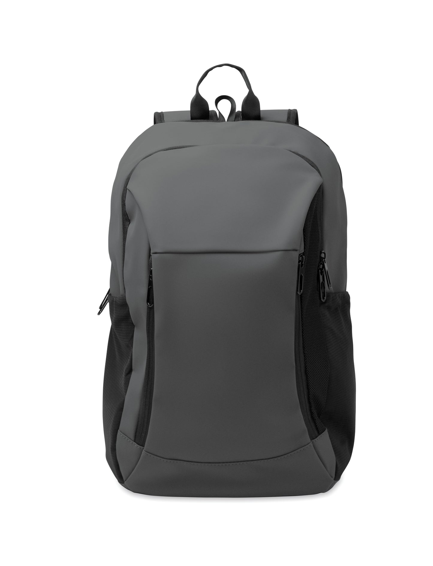 15'' Laptop-Rucksack aus softem PU mit gepolstertem Rücken und verstecktem Hauptfach mit