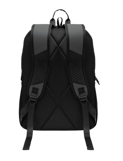 15'' Laptop-Rucksack aus softem PU mit gepolstertem Rücken und verstecktem Hauptfach mit
