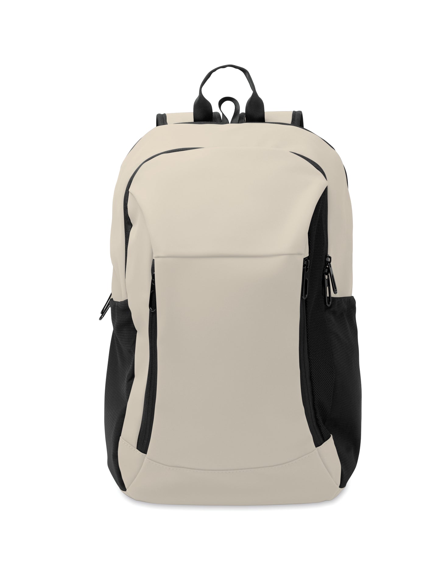 15'' Laptop-Rucksack aus softem PU mit gepolstertem Rücken und verstecktem Hauptfach mit