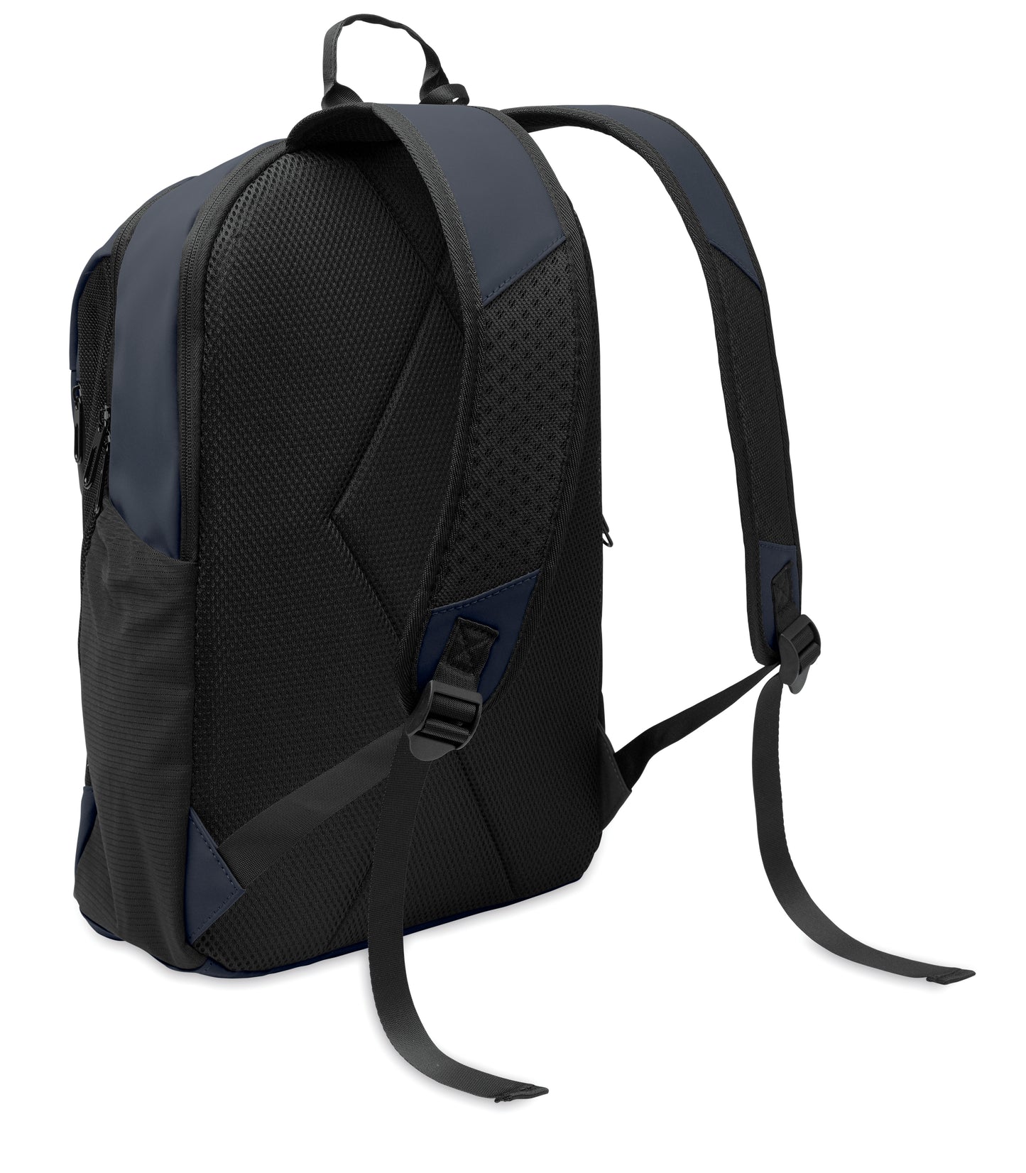 15'' Laptop-Rucksack aus softem PU mit gepolstertem Rücken und verstecktem Hauptfach mit