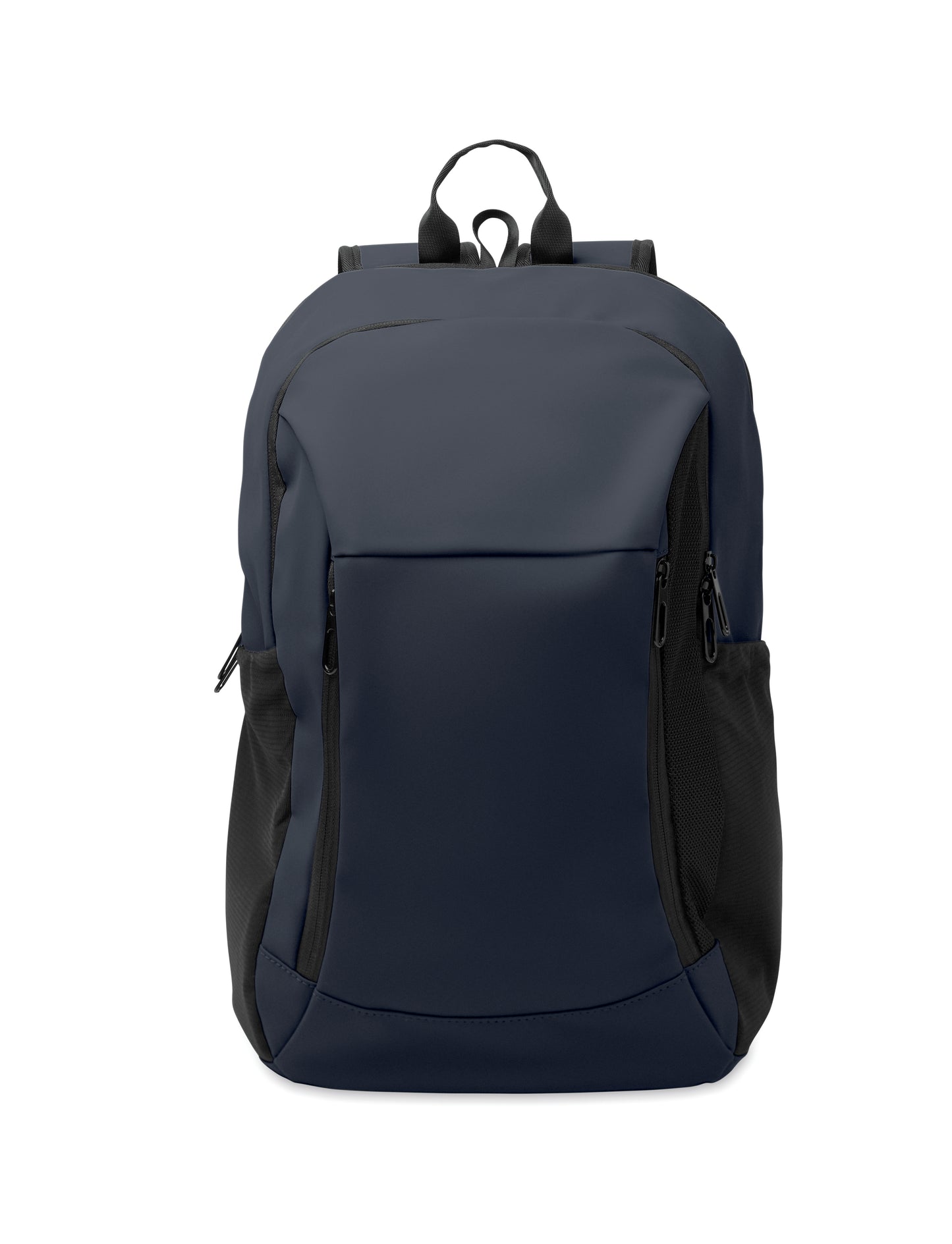 15'' Laptop-Rucksack aus softem PU mit gepolstertem Rücken und verstecktem Hauptfach mit