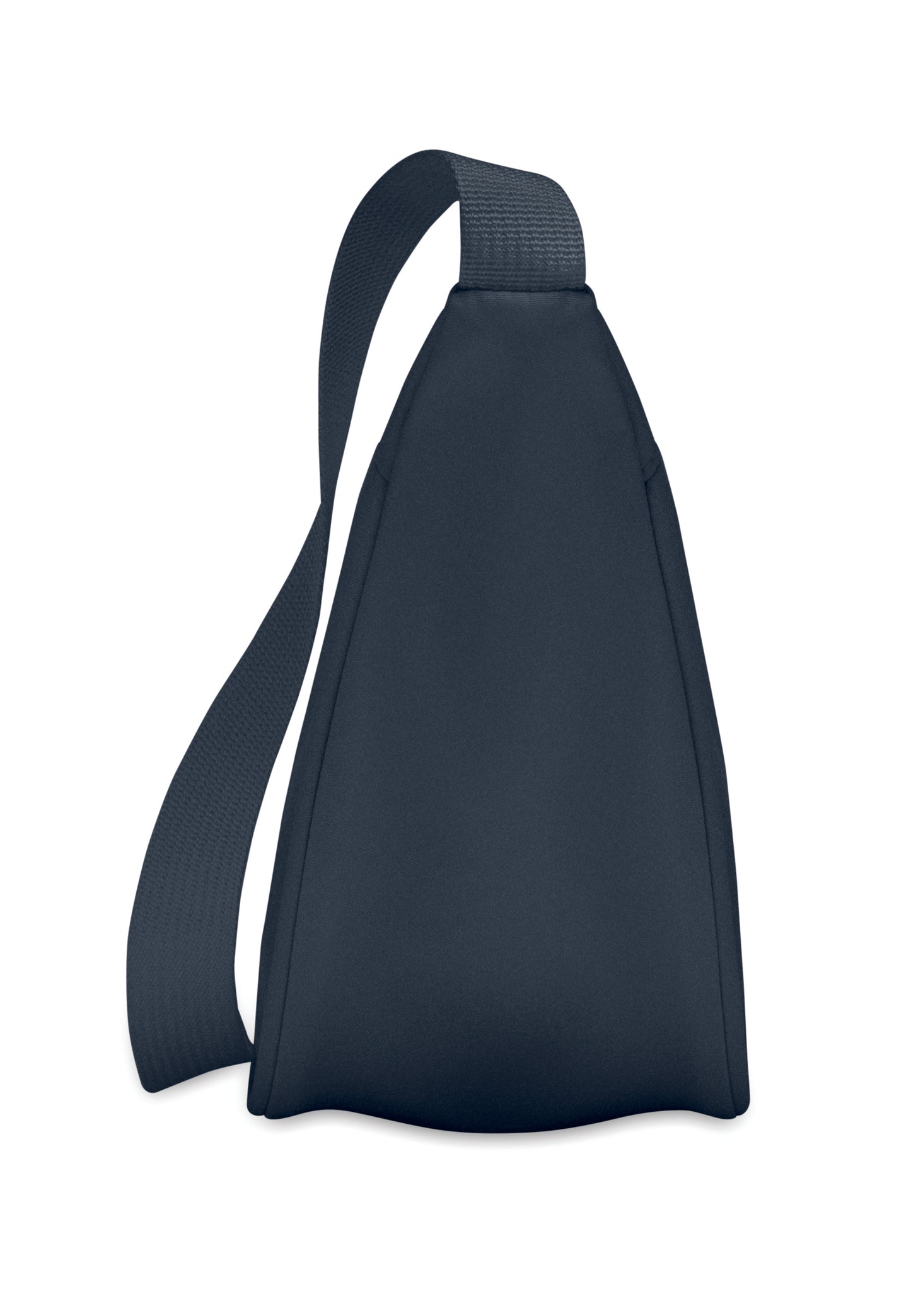 Half-Moon Umhängetasche (Crossbody-Tasche). Hauptfach mit Reißverschluss und 2 Innentaschen. 400D Oxford und