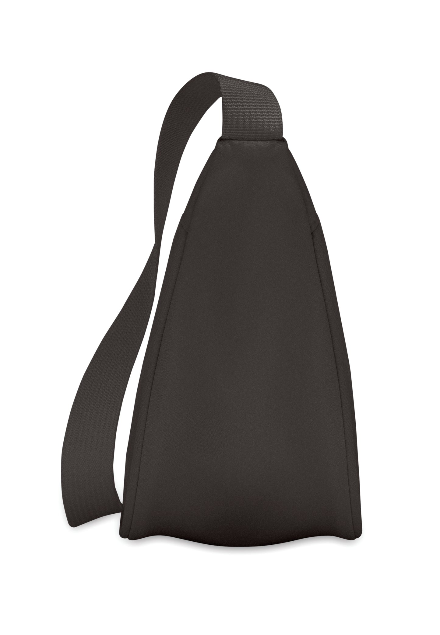 Half-Moon Umhängetasche (Crossbody-Tasche). Hauptfach mit Reißverschluss und 2 Innentaschen. 400D Oxford und