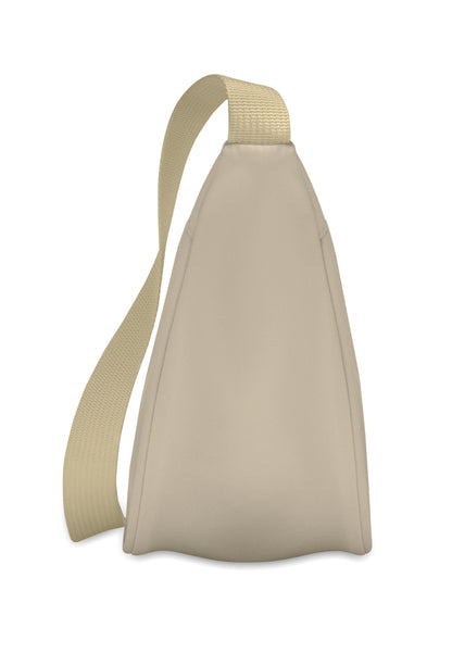 Half-Moon Umhängetasche (Crossbody-Tasche). Hauptfach mit Reißverschluss und 2 Innentaschen. 400D Oxford und