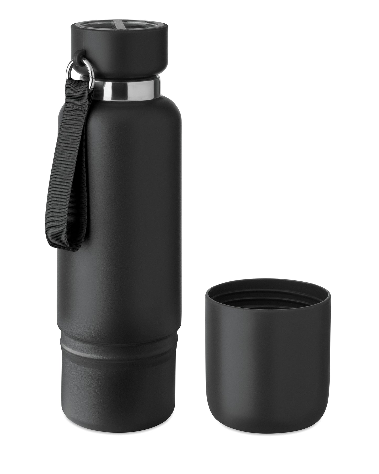 Doppelwandige Isolierflasche aus recyceltem Edelstahl (90 % recycelter Edelstahl und 10 %