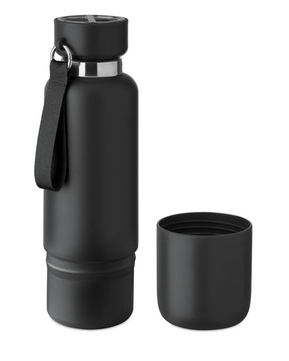 Doppelwandige Isolierflasche aus recyceltem Edelstahl (90 % recycelter Edelstahl und 10 %