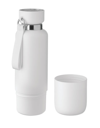 Doppelwandige Isolierflasche aus recyceltem Edelstahl (90 % recycelter Edelstahl und 10 %