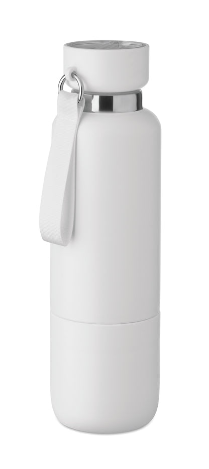 Doppelwandige Isolierflasche aus recyceltem Edelstahl (90 % recycelter Edelstahl und 10 %