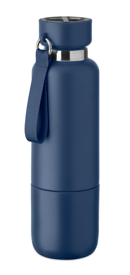 Doppelwandige Isolierflasche aus recyceltem Edelstahl (90 % recycelter Edelstahl und 10 %