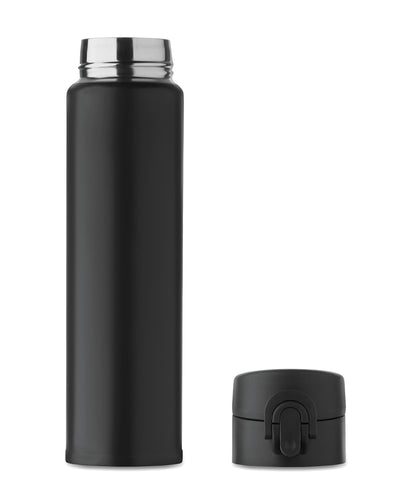 Doppelwandige Trinkflasche aus recyceltem Edelstahl (90% recycelter Edelstahl und 10% Edelstahl) mit