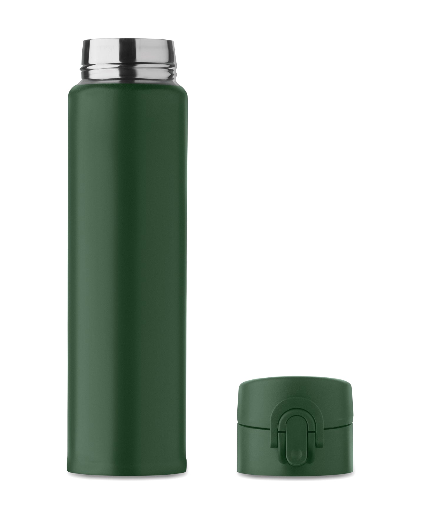 Doppelwandige Trinkflasche aus recyceltem Edelstahl (90% recycelter Edelstahl und 10% Edelstahl) mit