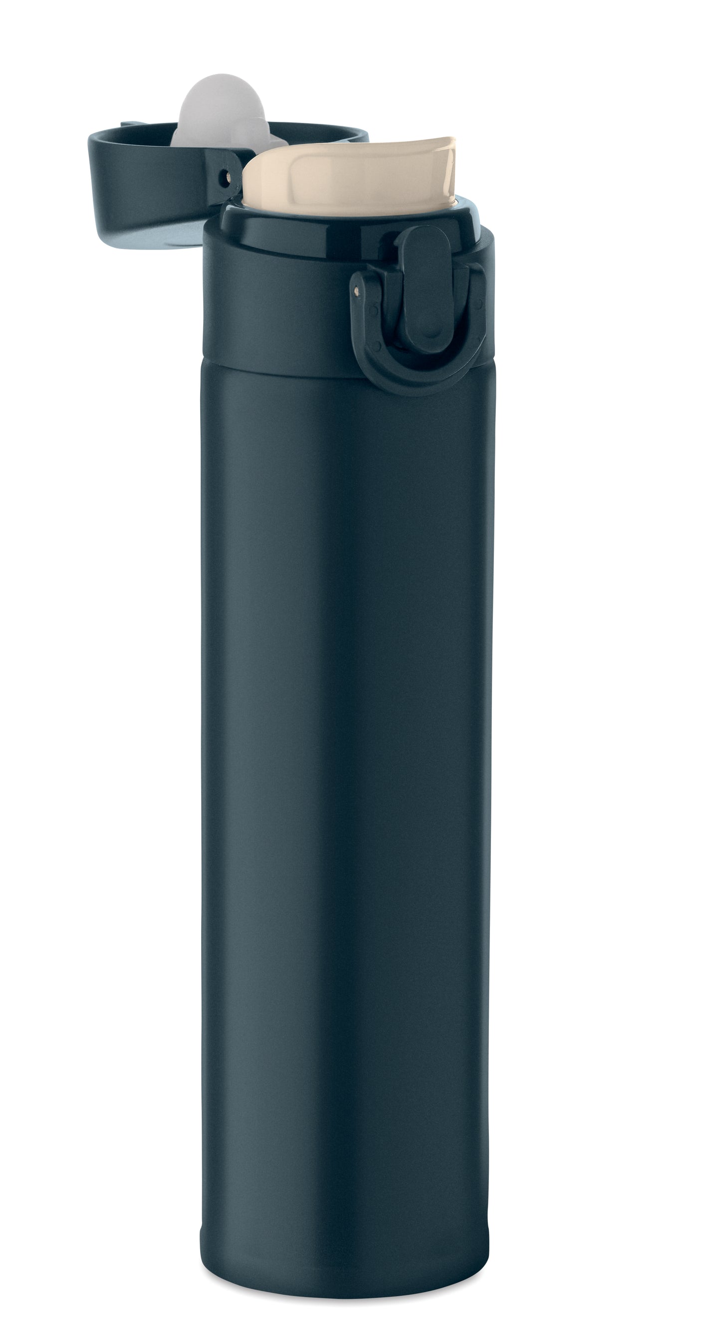 Doppelwandige Trinkflasche aus recyceltem Edelstahl (90% recycelter Edelstahl und 10% Edelstahl) mit