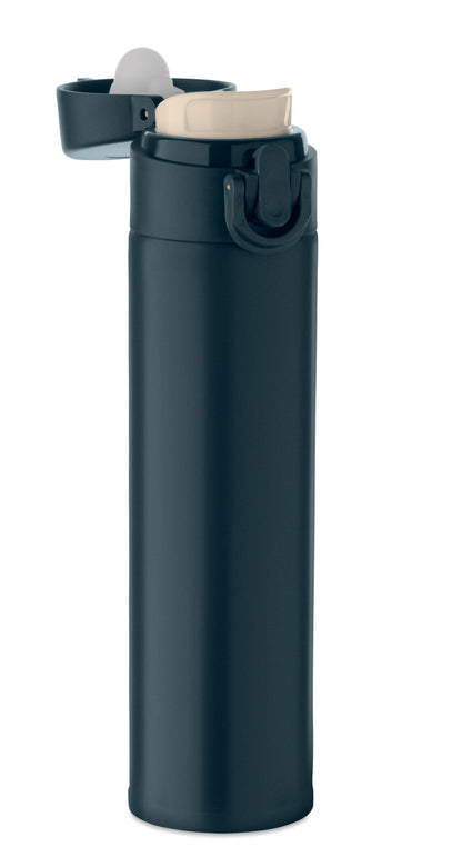 Doppelwandige Trinkflasche aus recyceltem Edelstahl (90% recycelter Edelstahl und 10% Edelstahl) mit