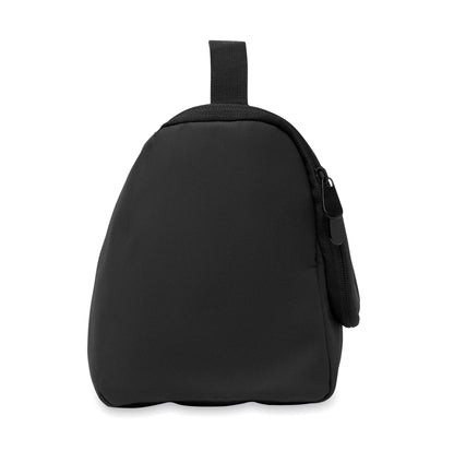 Kosmetiktasche aus weichem PU. Großes Hauptfach inneres Netzfach mit Reißverschluss und weiteres