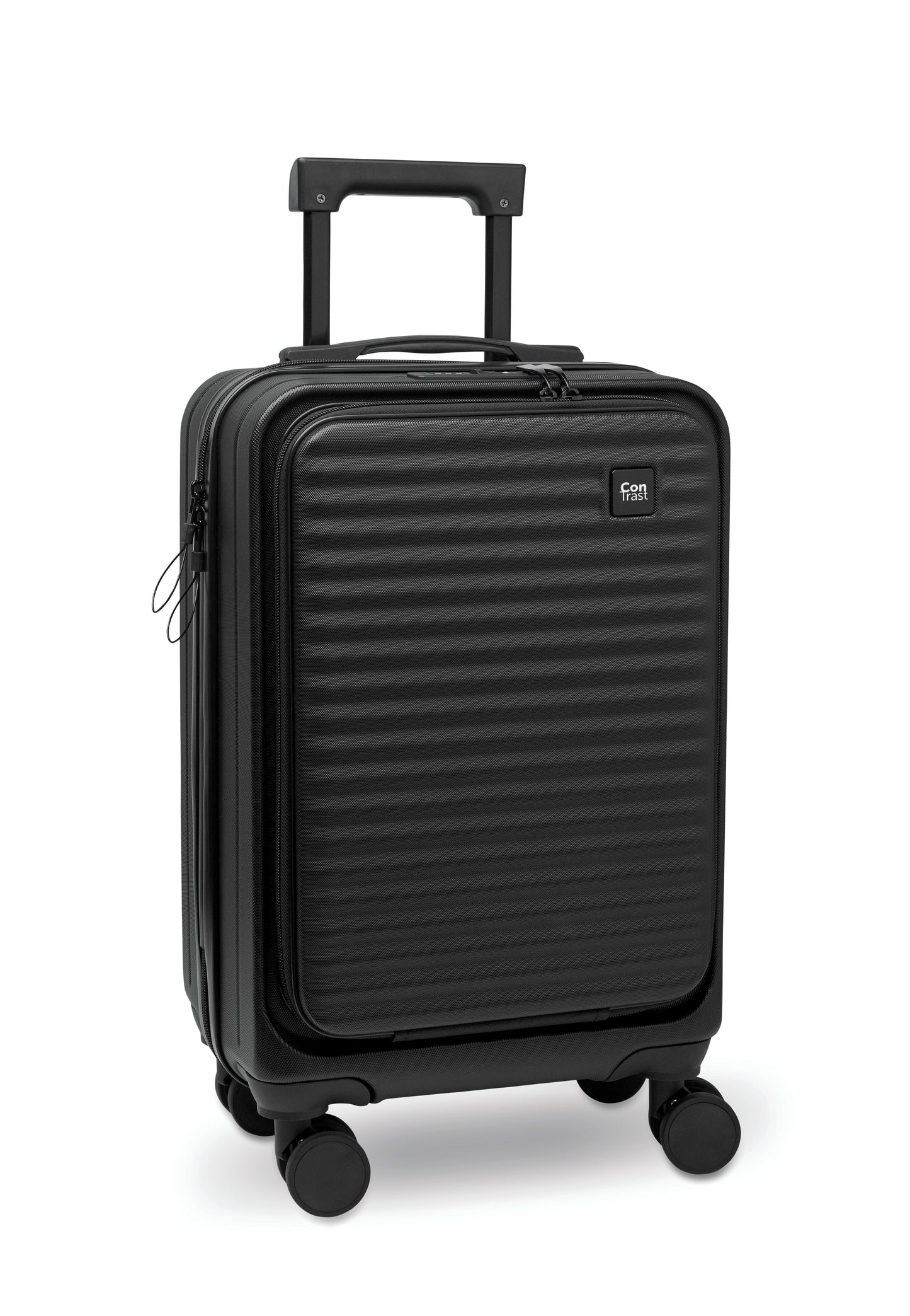 20'' Hartschalen-Kabinentrolley aus ABS. Hauptfach mit Innenfach. Zusätzliches Frontfach mit Reißverschluss und