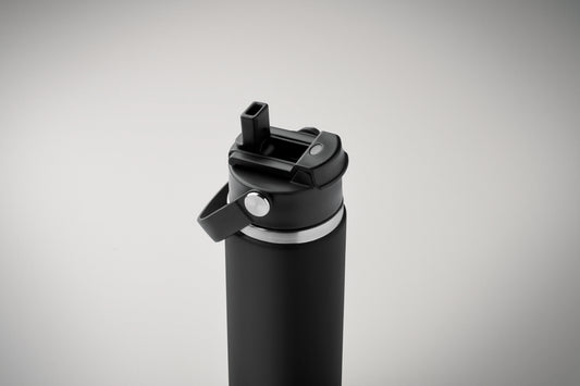 Doppelwandige Isolierflasche aus recyceltem Edelstahl (90 % recycelter Edelstahl und 10 %