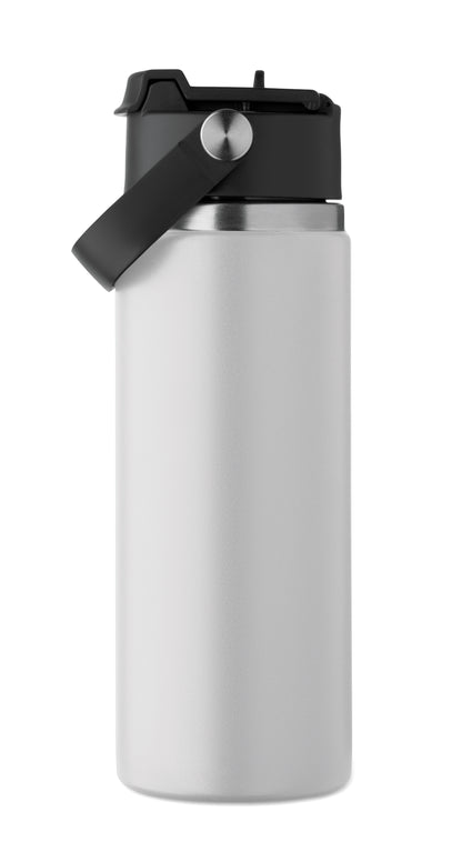 Doppelwandige Isolierflasche aus recyceltem Edelstahl (90 % recycelter Edelstahl und 10 %