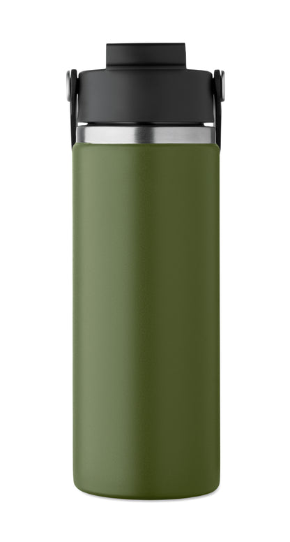Doppelwandige Isolierflasche aus recyceltem Edelstahl (90 % recycelter Edelstahl und 10 %