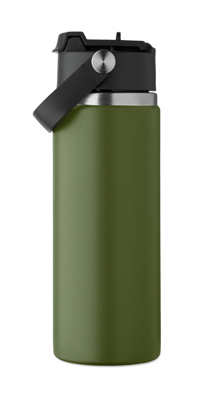 Doppelwandige Isolierflasche aus recyceltem Edelstahl (90 % recycelter Edelstahl und 10 %