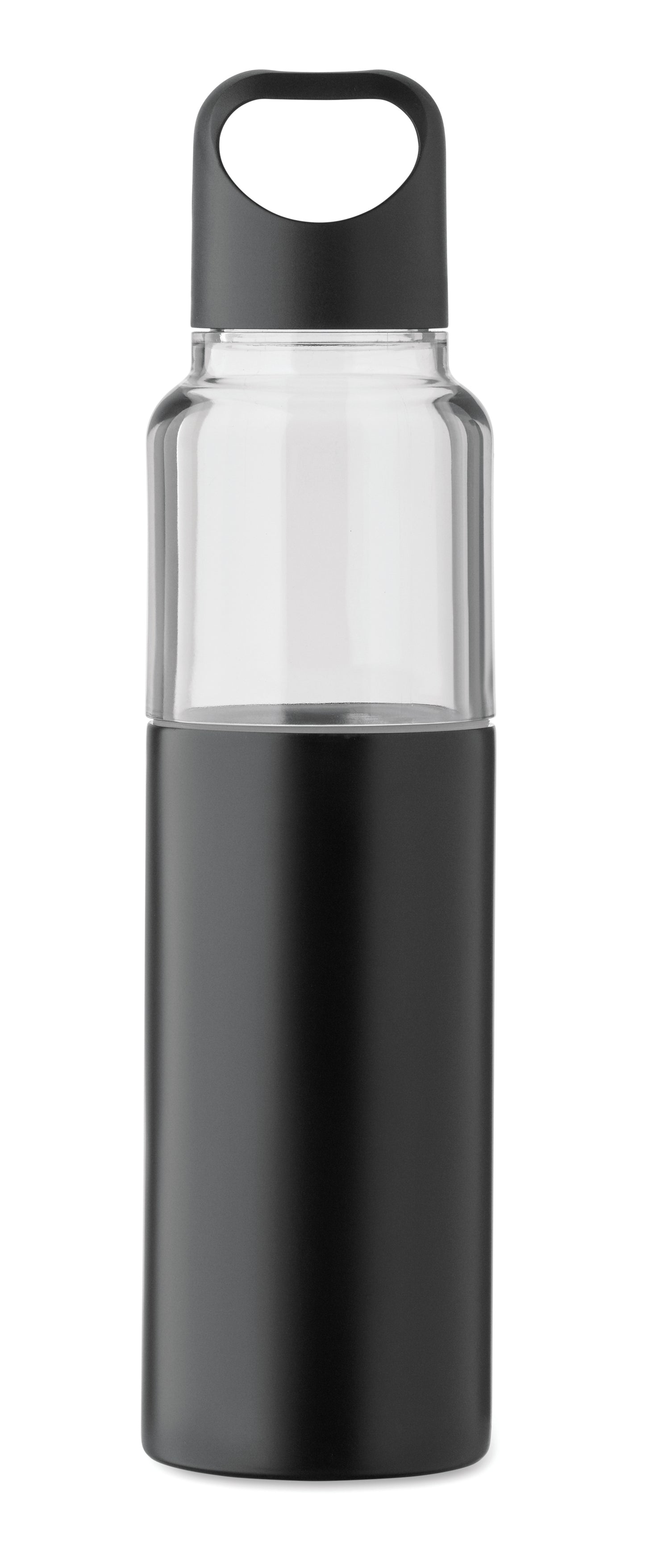 2in1 Flasche aus Tritan mit doppelwandigem Trinkbecher aus recyceltem Edelstahl (90 %
