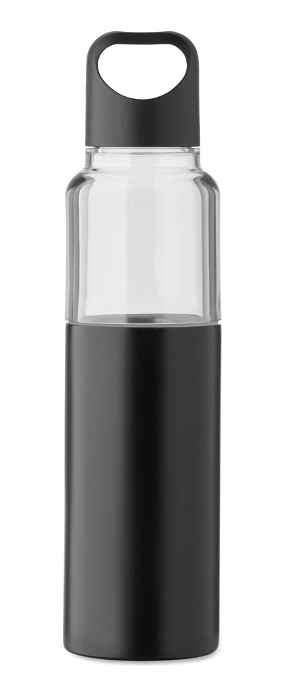 2in1 Flasche aus Tritan mit doppelwandigem Trinkbecher aus recyceltem Edelstahl (90 %