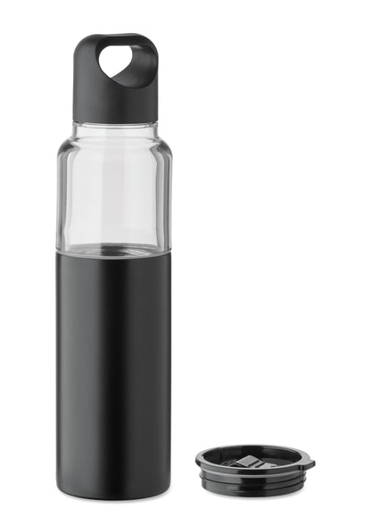 2in1 Flasche aus Tritan mit doppelwandigem Trinkbecher aus recyceltem Edelstahl (90 %