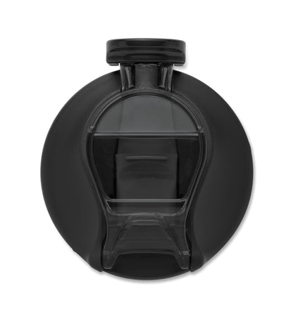 Trinkflasche aus RPET. Integrierter Trinkhalm weiches Silikonmundstück motivierende Zeitmarkierung einhändig zu öffnender