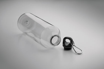Trinkflasche aus RPET mit Karabiner. Füllmenge: 750 ml. Der Karabiner ist NICHT